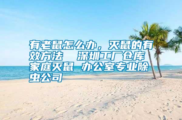 有老鼠怎么辦，滅鼠的有效方法  深圳工廠倉庫 家庭滅鼠 辦公室專業(yè)除蟲公司