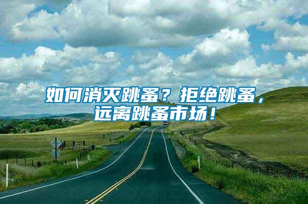 如何消滅跳蚤？拒絕跳蚤，遠離跳蚤市場！