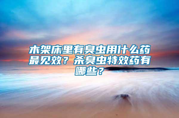 木架床里有臭蟲(chóng)用什么藥最見(jiàn)效？殺臭蟲(chóng)特效藥有哪些？