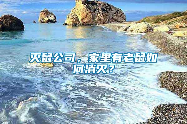 滅鼠公司，家里有老鼠如何消滅？