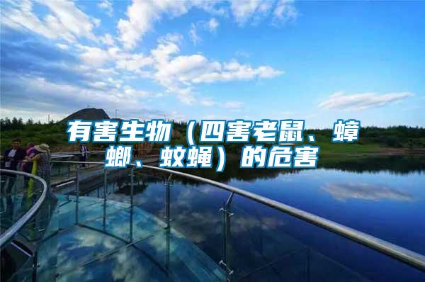 有害生物（四害老鼠、蟑螂、蚊蠅）的危害