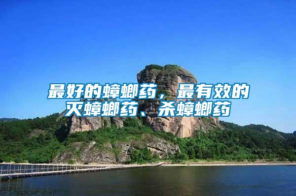 最好的蟑螂藥，最有效的滅蟑螂藥、殺蟑螂藥