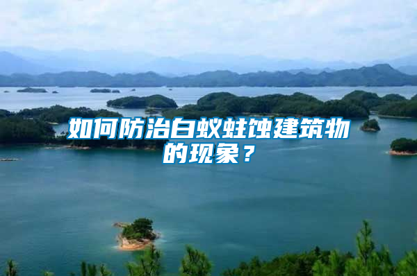 如何防治白蟻蛀蝕建筑物的現(xiàn)象？