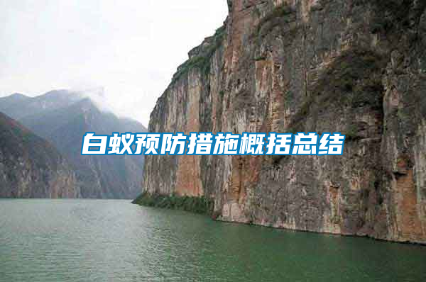 白蟻預防措施概括總結(jié)